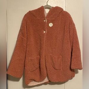 Jessica Simpson reversible soft, oversized sherpa jacket, S/M